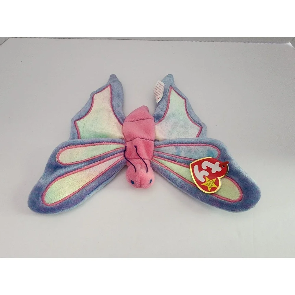 Ty Beanie Babies Flitter The Butterfly Holographic Tag‎